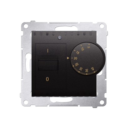 Kontakt Simon 54 Premium Antracit Regulátor teploty s vnitřním senzorem (modul) DRT10W.02/48