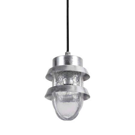 Lampa závěsná venkovní Tivoli E27 IP44 industrial retro stříbrná 6634/G Italux