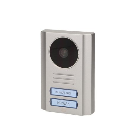 Panel domovního video telefonu, dvoujednotkový, odolný proti vandalismu, s kamerou, Orno OR-VID-EX-2007KV