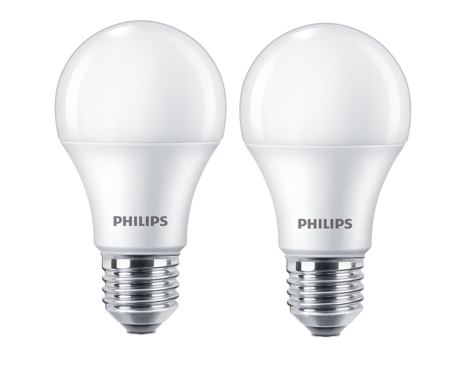 Sada 2x CorePro LED žárovka A60 E27 4,9W =40W 4000K neutrální 470lm Philips